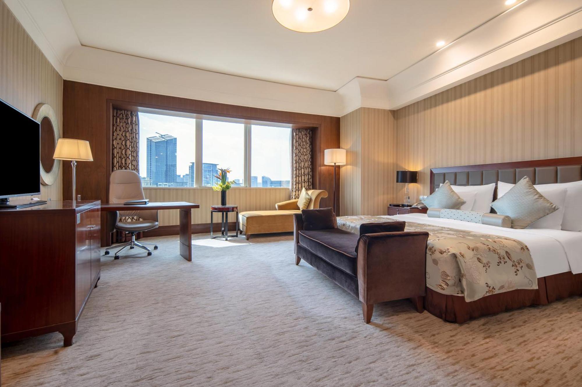 Wuhan Jin Jiang International Hotel Exterior foto