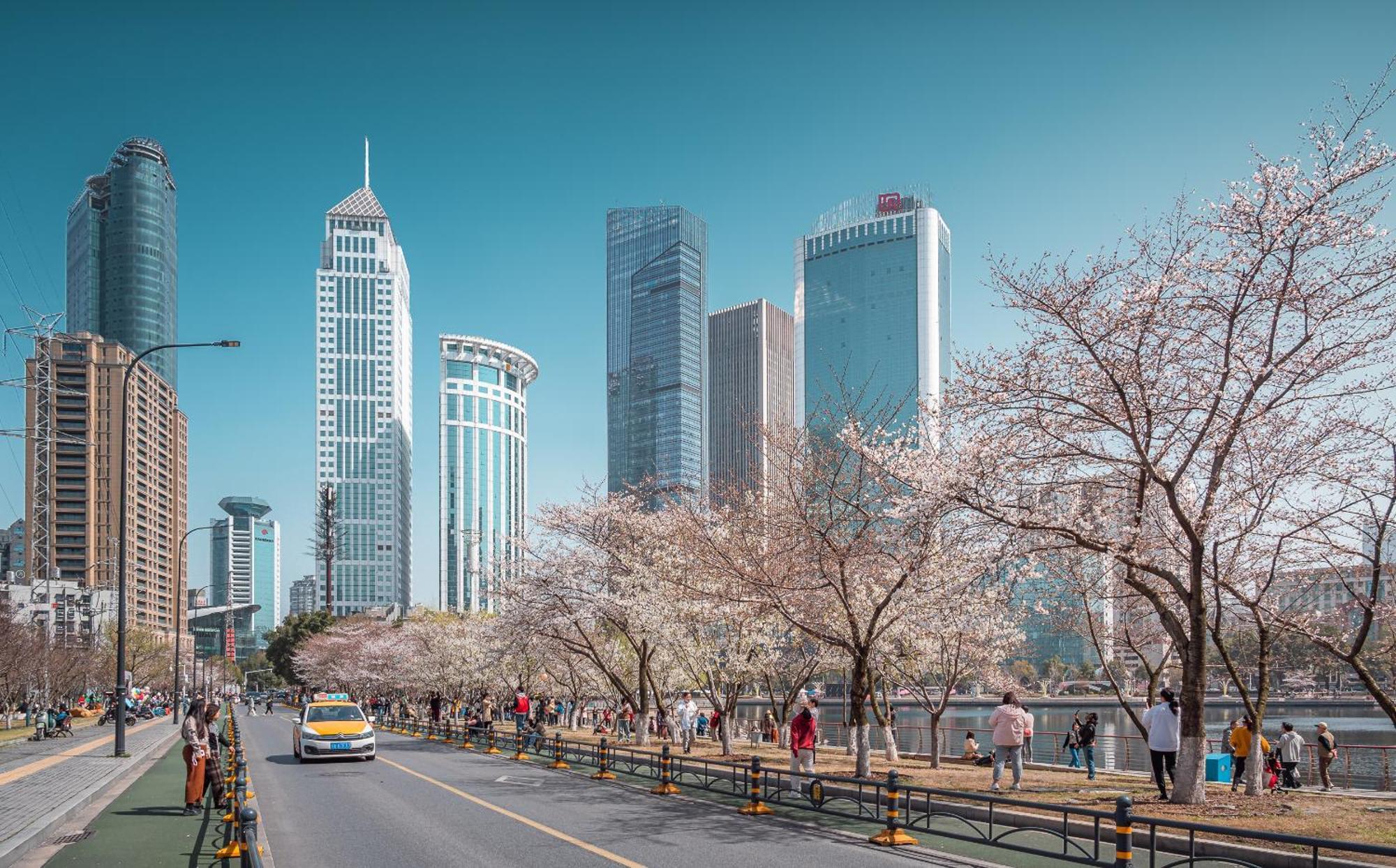 Wuhan Jin Jiang International Hotel Exterior foto